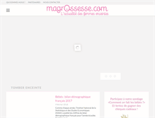 Tablet Screenshot of magrossesse.com